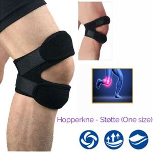 Hopperkne (Jumpers knee) - Knestøtte (One size)