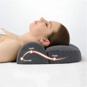 Deluxe cervikal hodepute (bambus memory foam)