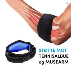 Støtte mot Tennisalbue og Musearm (One Size)