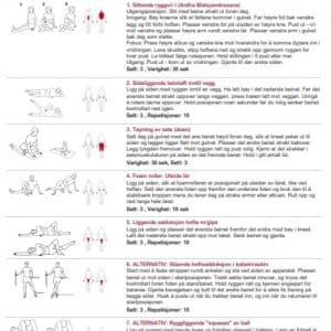 7 øvelser mot trokanter major syndrom (treningsprogram - PDF)