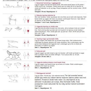 7 øvelser mot piriformis syndrom (treningsprogram - PDF)