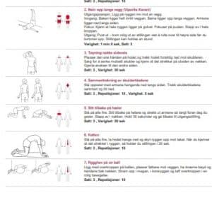 7 øvelser mot vond nakke (treningsprogram - PDF)